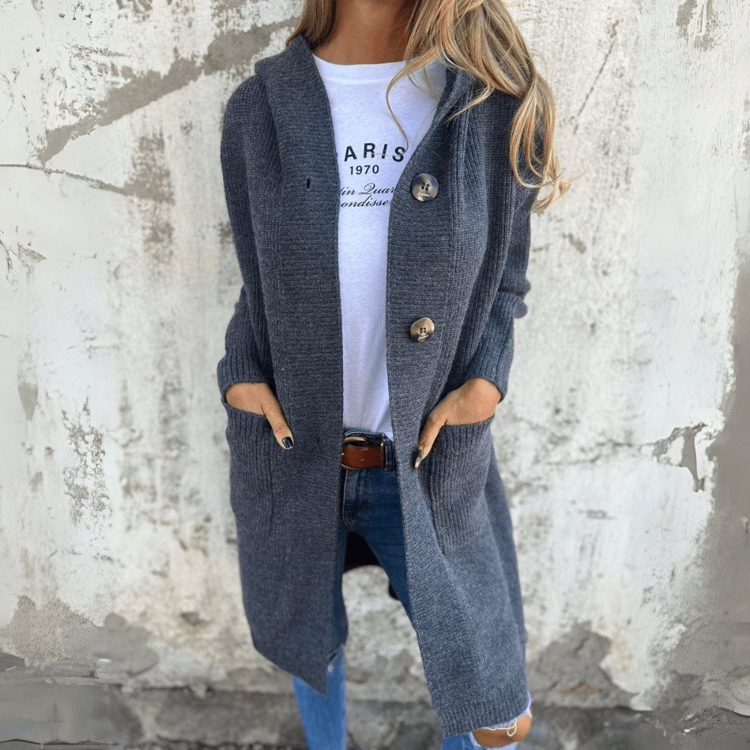 Alberte | Elegant lang cardigan til kvinder
