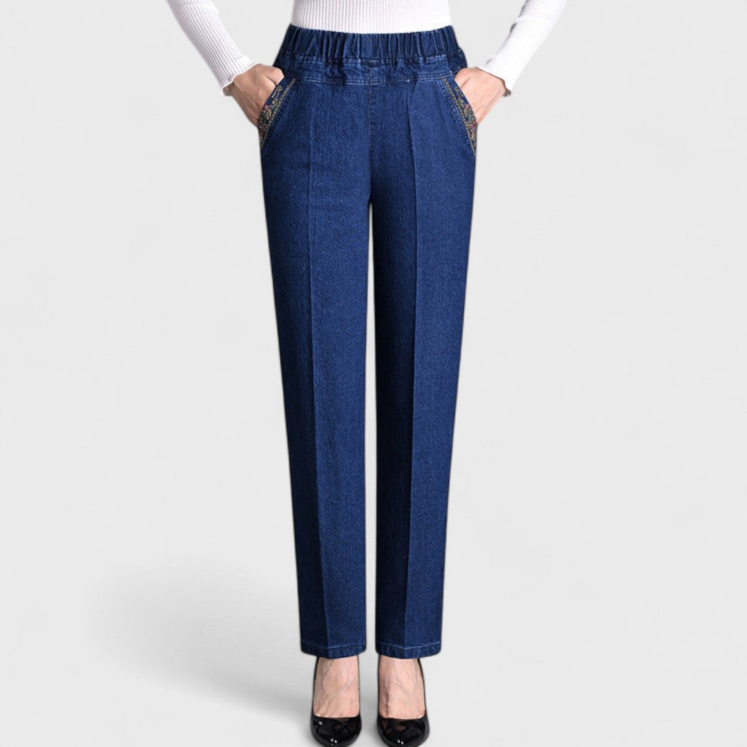 Rikke | Elastisk Talje Jeans