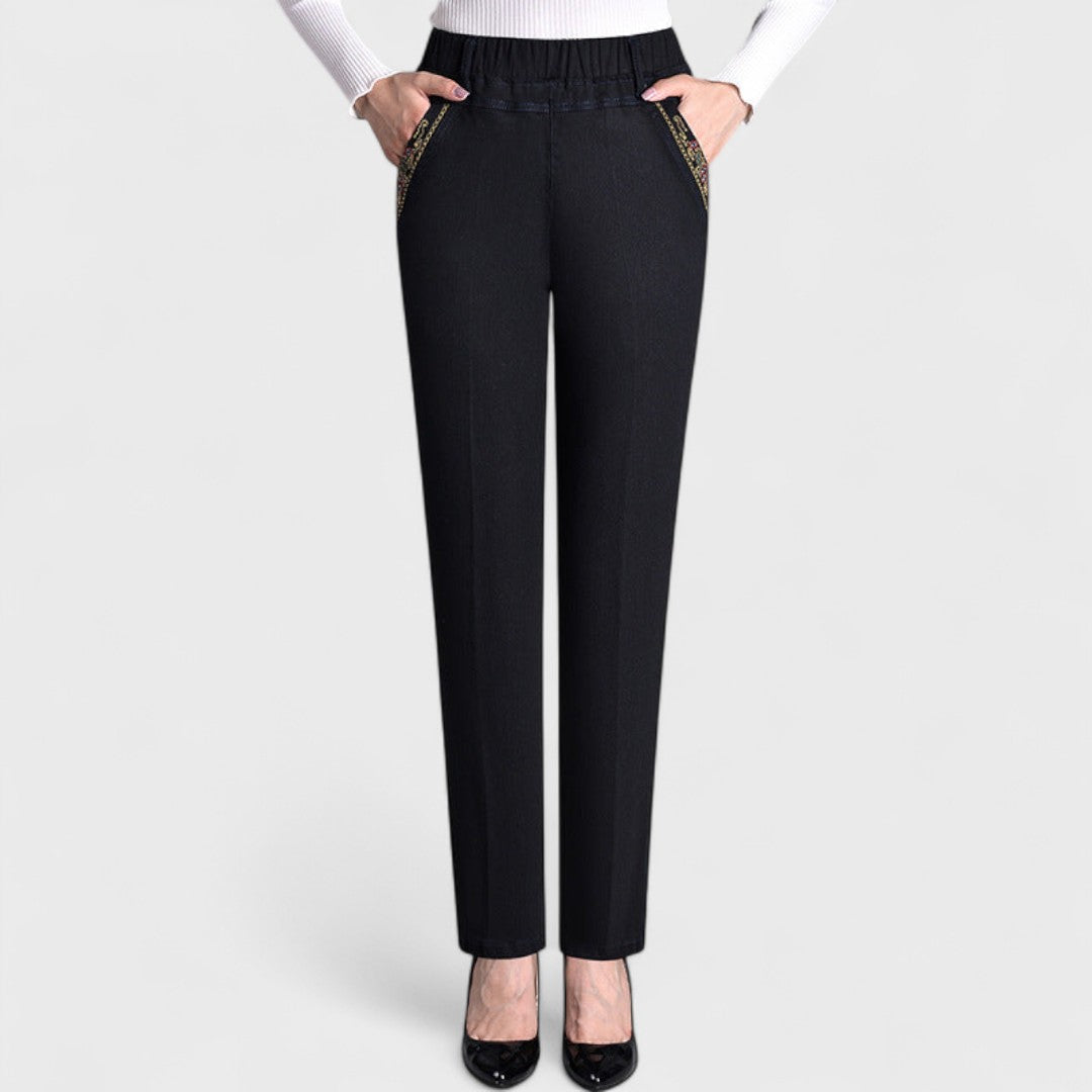 Rikke | Elastisk Talje Jeans