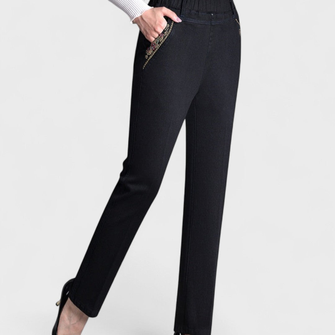 Rikke | Elastisk Talje Jeans