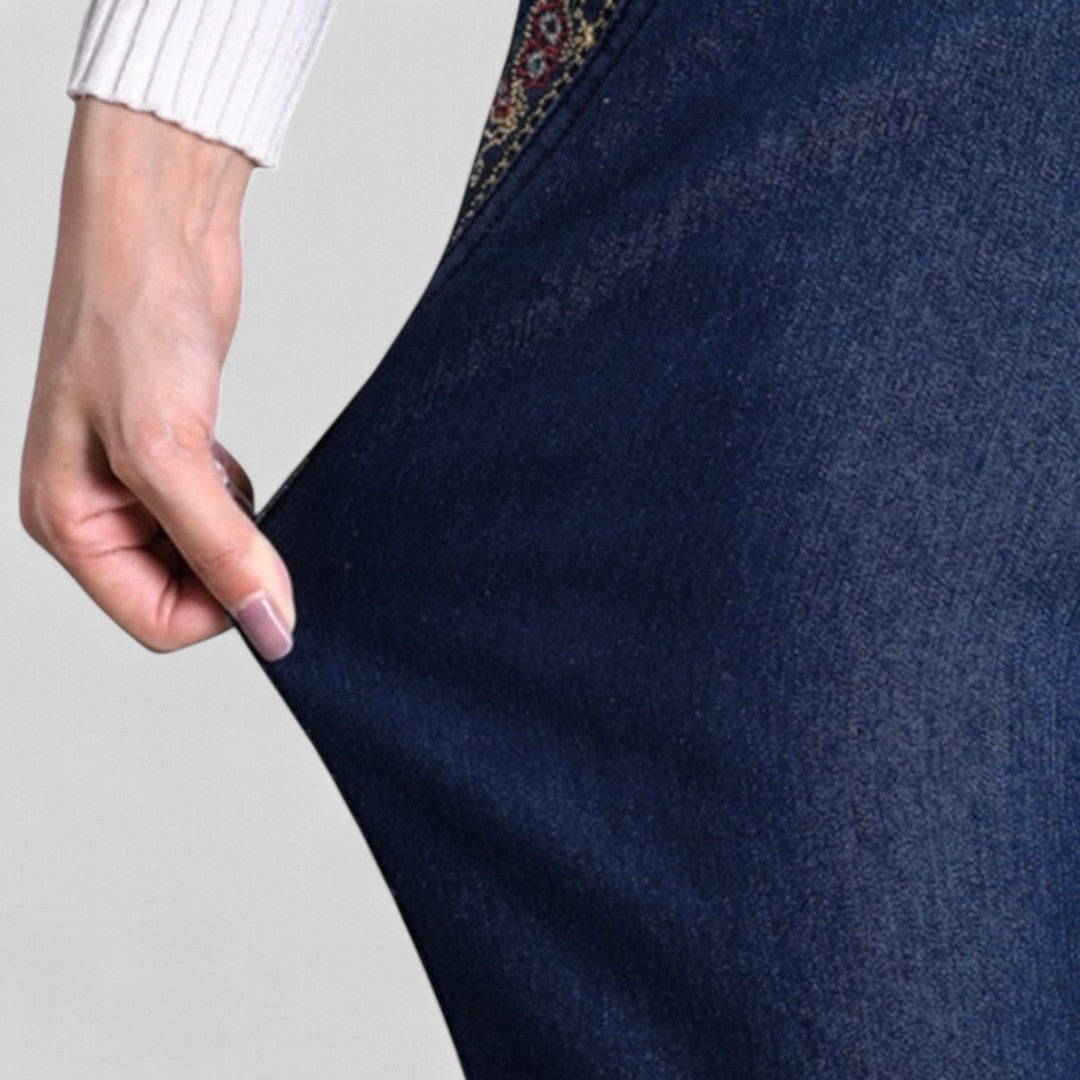 Rikke | Elastisk Talje Jeans